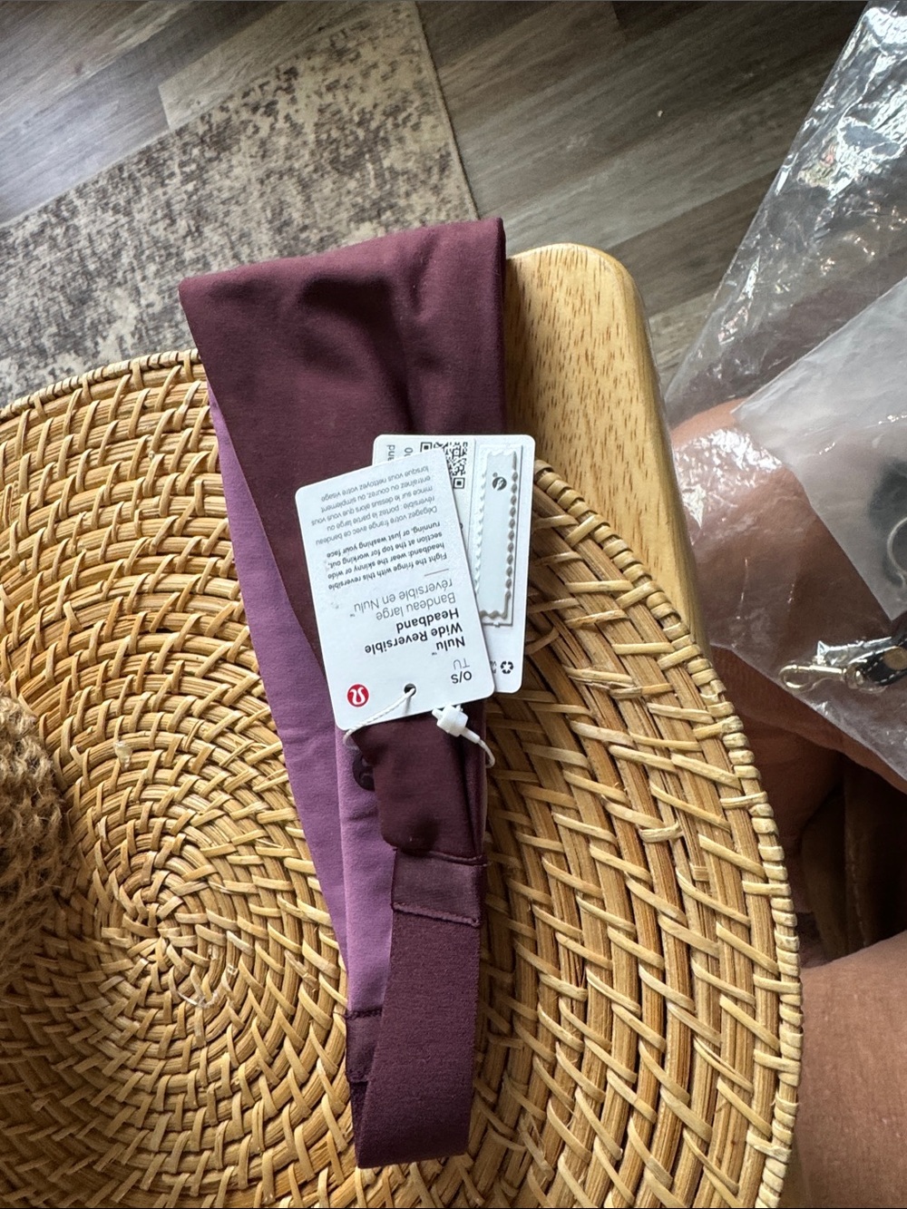 LULULEMON FRINGE FIGHTER REVERSIBLE HEADBAND NWT - Picture 5 of 8